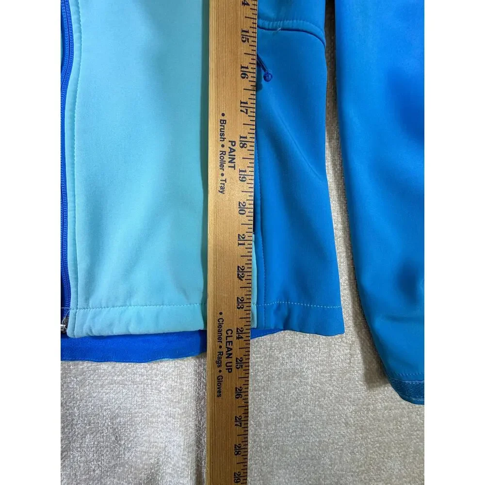 The North Face Women's Blue Medium Flight Series Long Sleeve Fleece Jacket Top